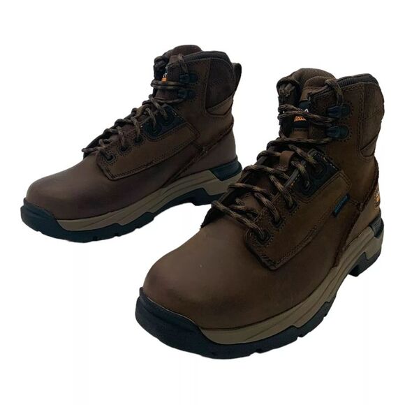 Ariat MasterGrip 6" H2O Work Boot Oily Distressed Brown US Men's 7 EE Wide - Picture 1 of 8